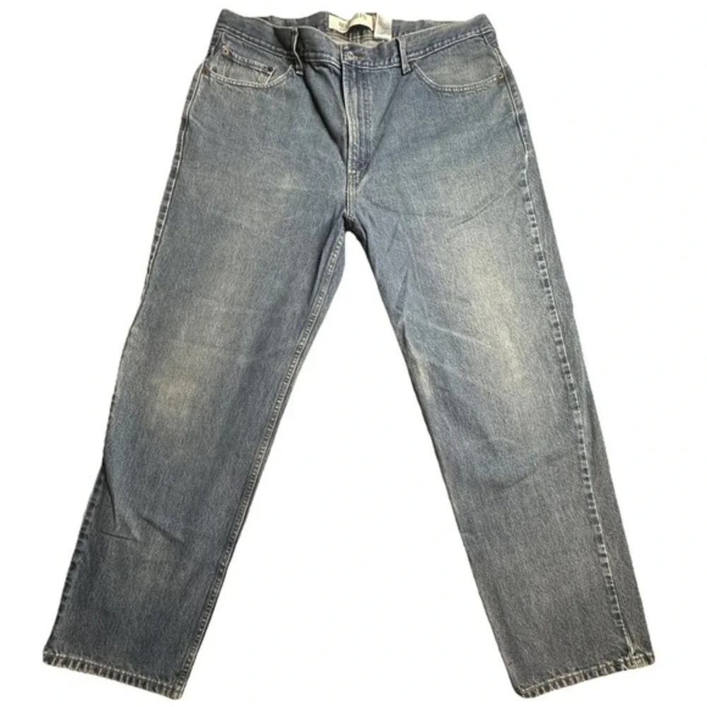 Vintage Levis 550 Relaxed Fit‎ Jeans Mens 42x32 (40x31) Medium Wash Blue Denim